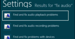 no sound from external speakers windows 8