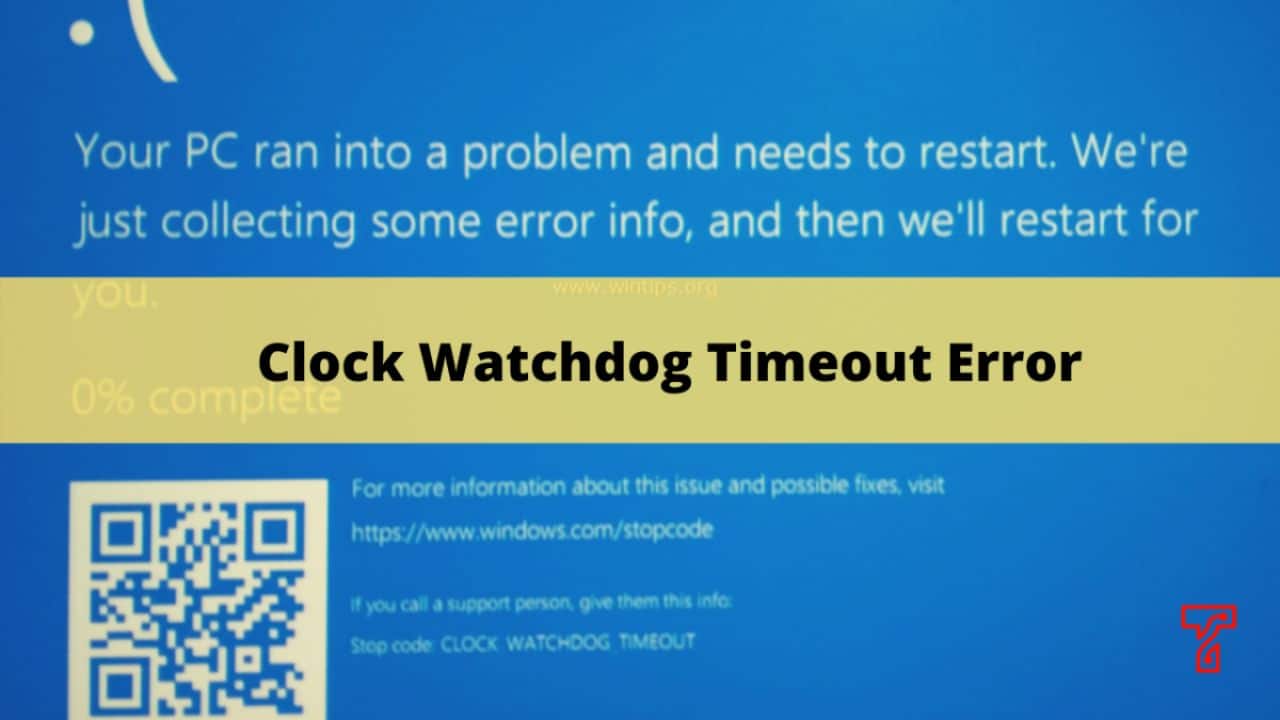 clock watchdog timeout