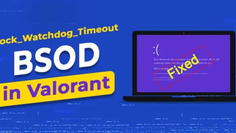 How to Fix Clock Watchdog Timeout Error in Windows